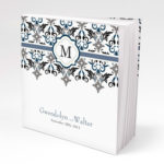 Lavish monogram personalized book style notepad - Today's Bride