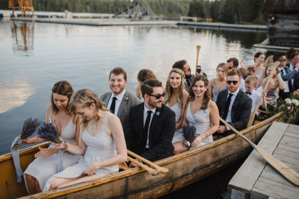 guests in canoe