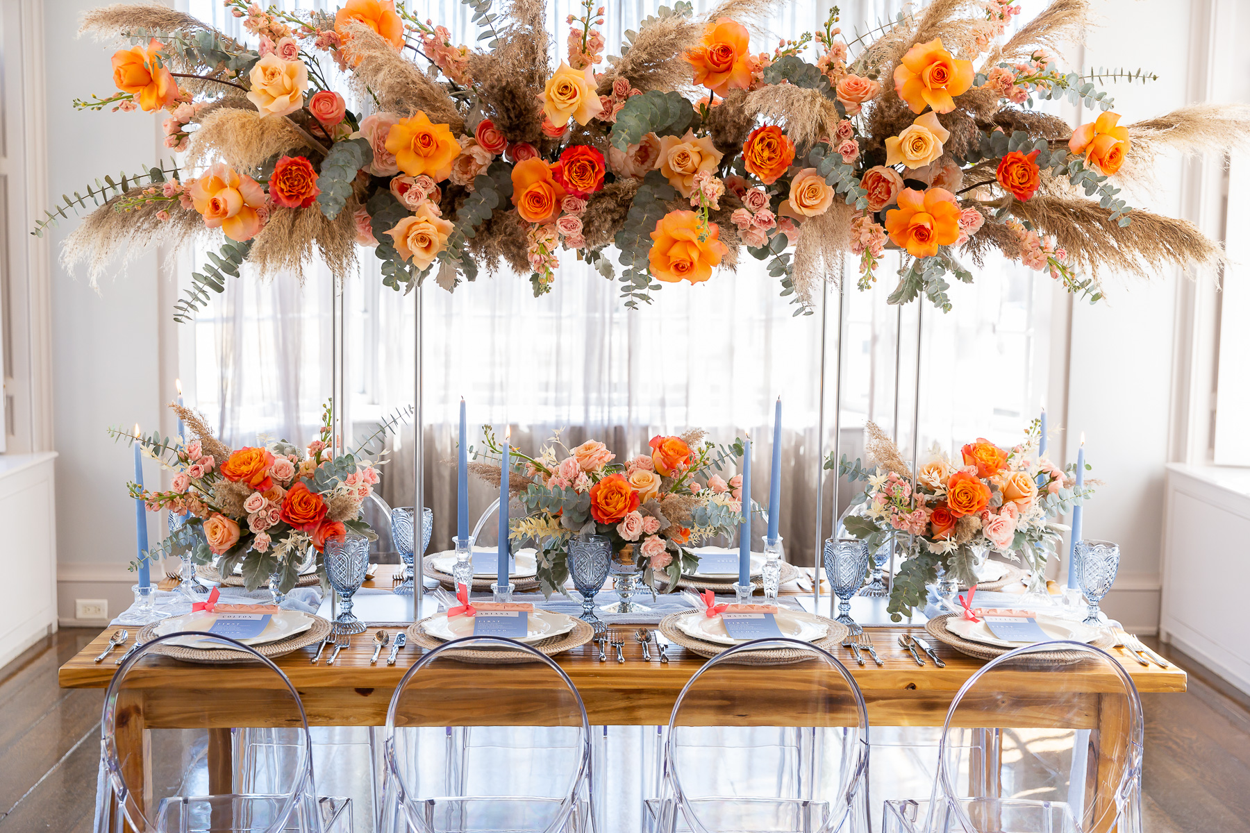 Orange crush: beautiful wedding décor ...