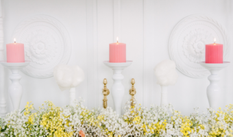 butter yellow and pink wedding decor checklist