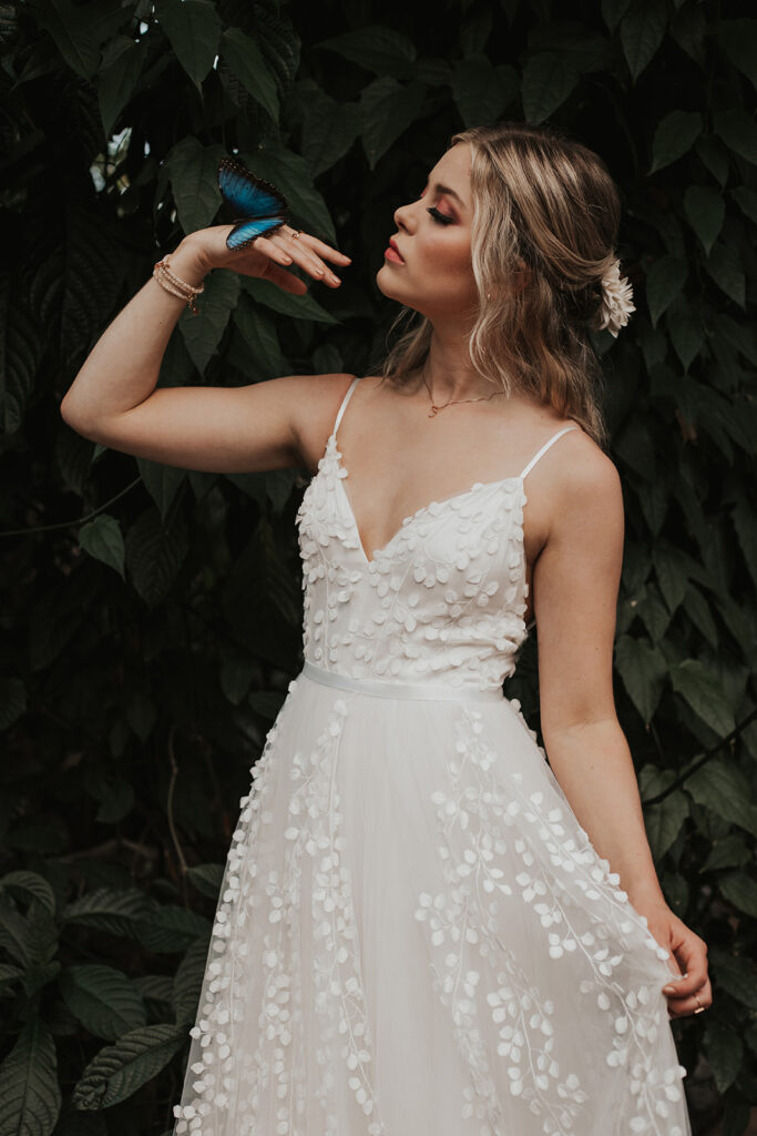 Butterfly kisses wedding inspiration from BC Today's Bride