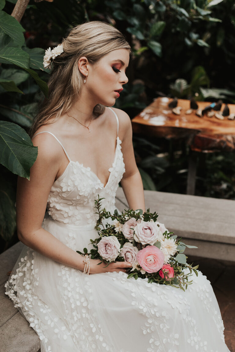 Butterfly kisses wedding inspiration from BC Today's Bride