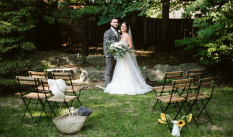 bride and groom French-style wedding micro weddings