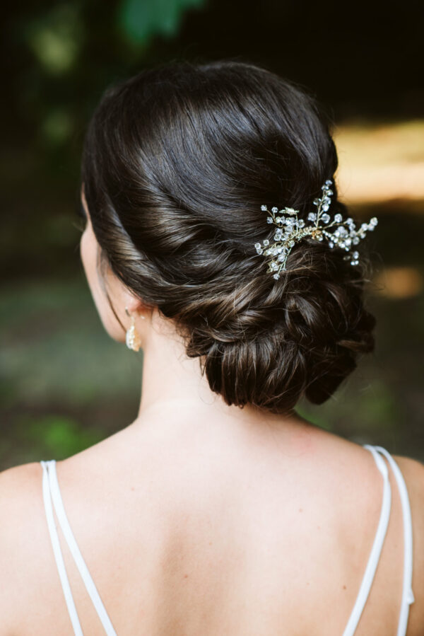 intimate French-style wedding hairstyle