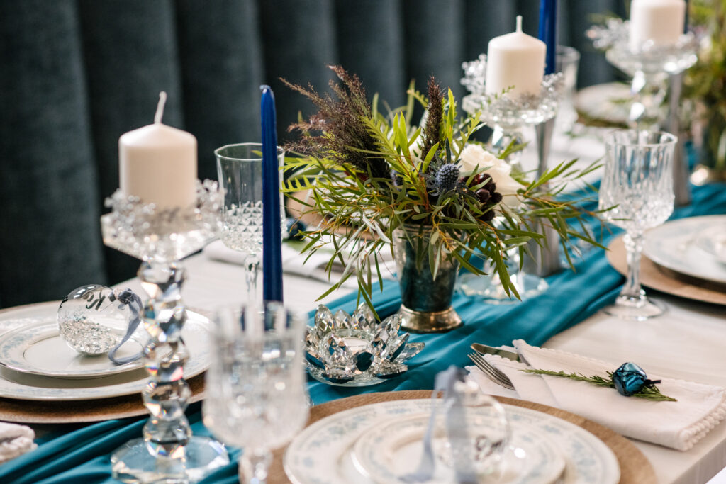 winter wedding table decorations