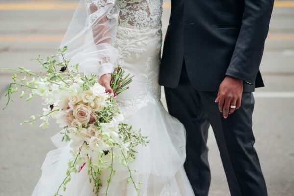 Toronto wedding bride and groom