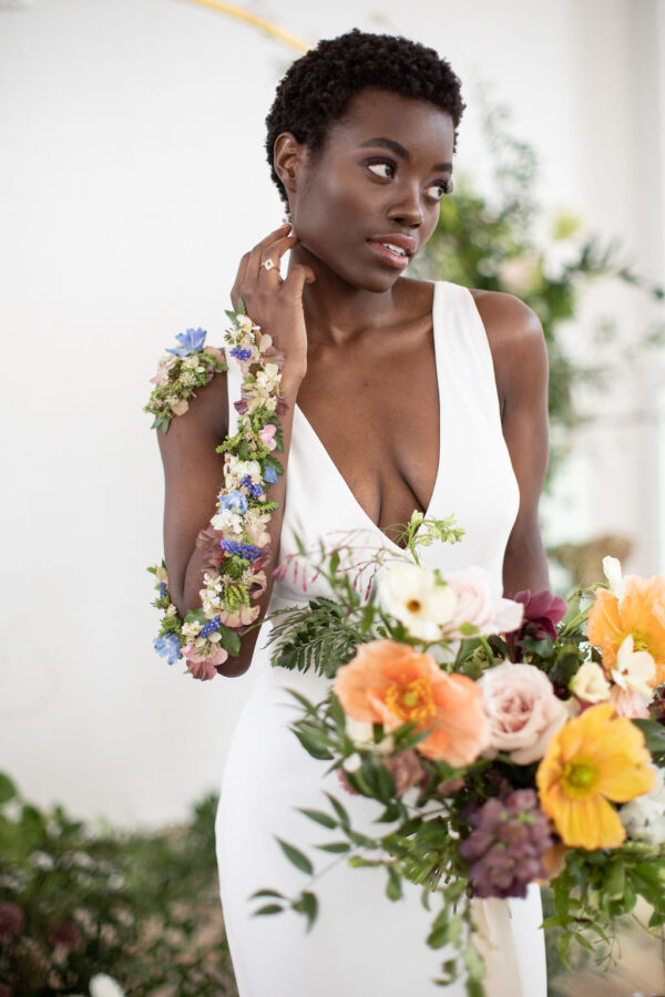 florals wedding inspo bride