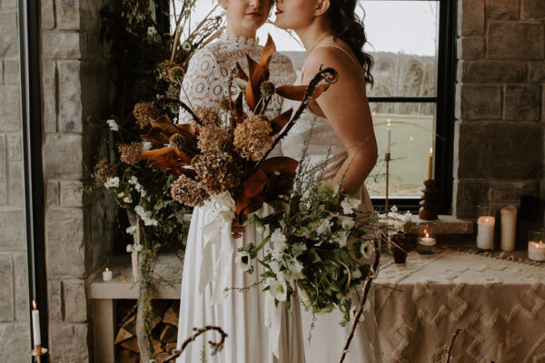 wedding inspo brides in dresses