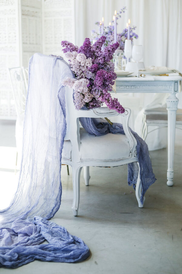 wedding violet dress