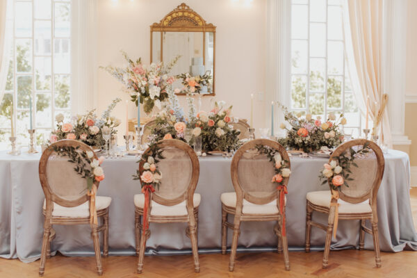 stunning wedding tablescape