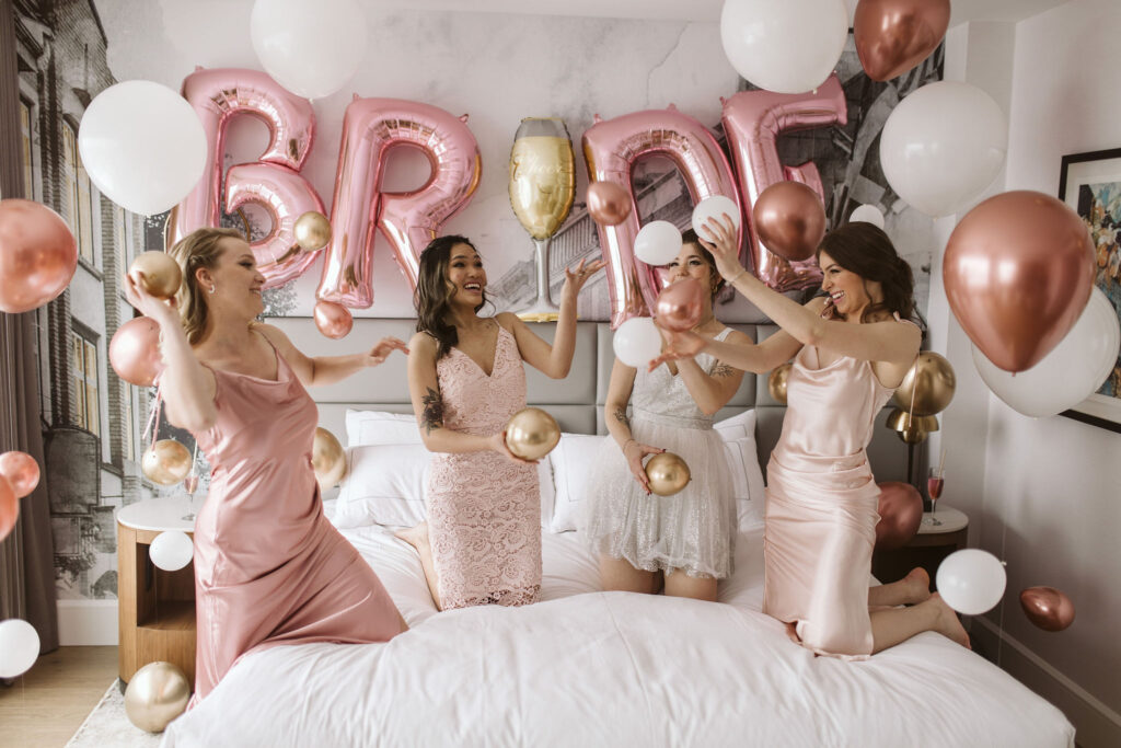 epic bachelorette party pre and post-wedding parties