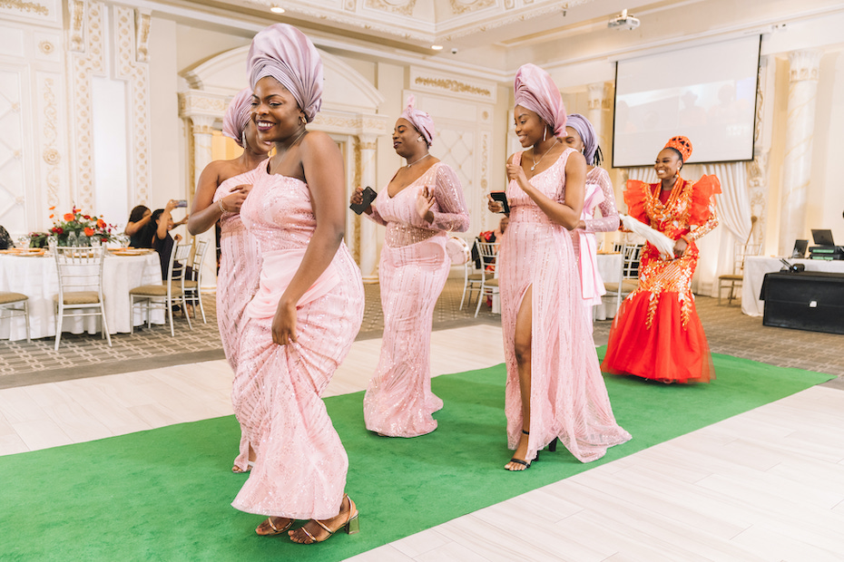 What to wear to shop a nigerian wedding party