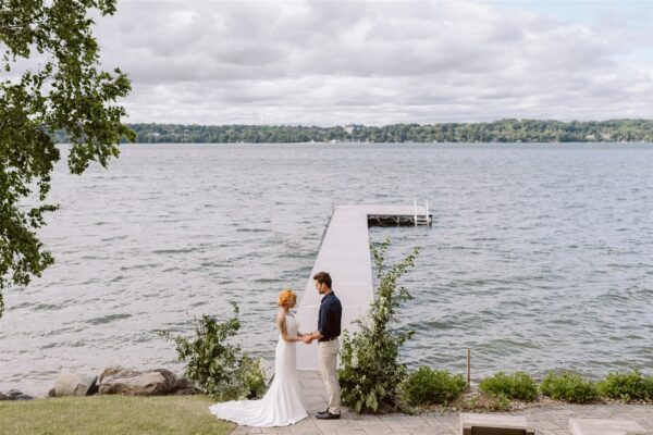 intimate destination wedding in Canada The Glass Lake House