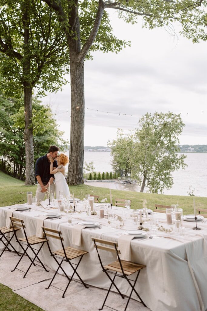 dreamy elopement by the lake