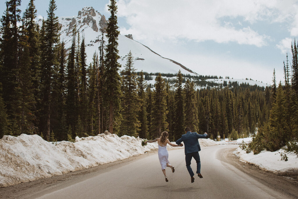 Eloping in the Rocky mountains