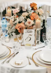 Wedding table number 