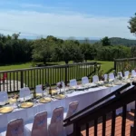 Northumberland Heights Wellness Retreat and Spa deck area for wedding venue