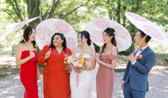 2025 bridesmaids trends cultural wedding bridesmaid with parasols