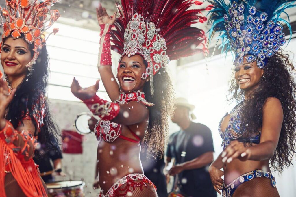 unique ideas for wedding entertainment - liveCarnival dancers