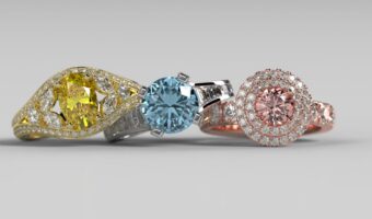 coloured engagement ring gemstones