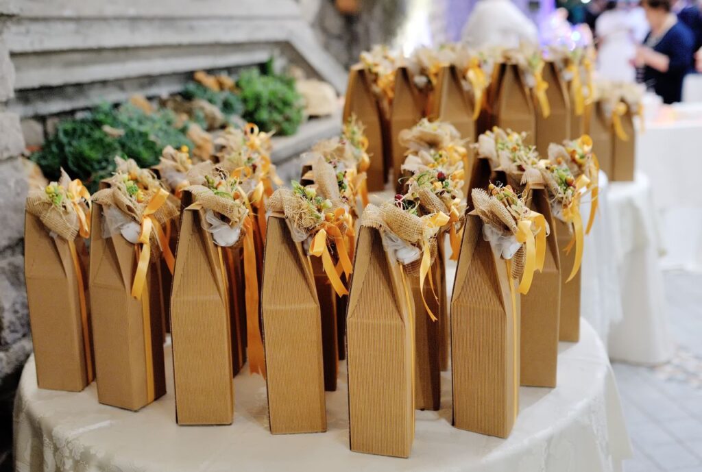 Practical wedding favours