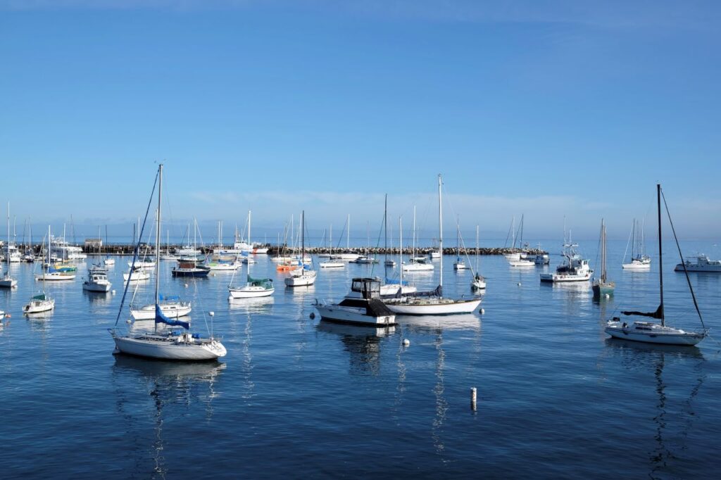 tranquil image of Monterey Harbor