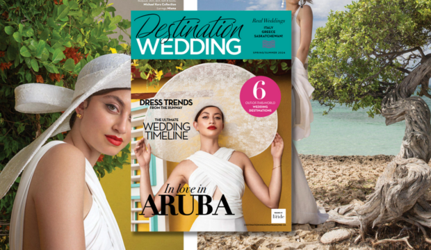 Destination wedding magazine Spring/Summer 2024 cover
