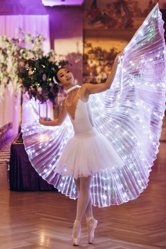 ballerina at wedding