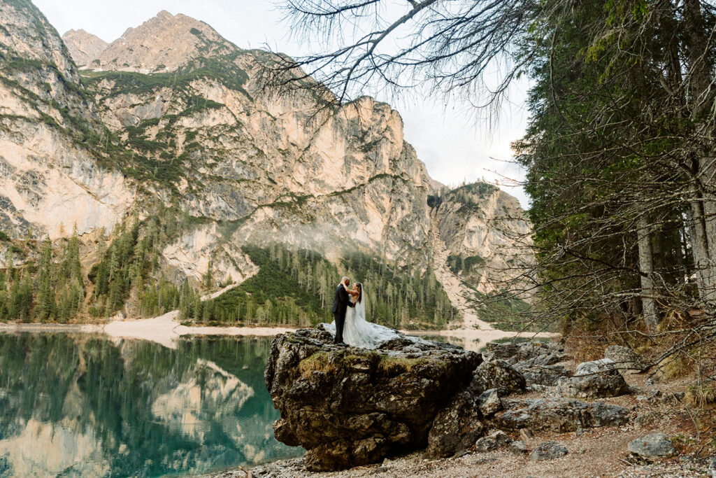 adventure elopement in Dolomites