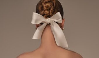 wedding hair bow