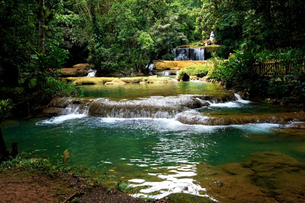 YS Falls Jamaica honeymoon excursion