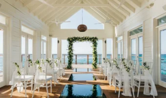 destination wedding over the water chapel