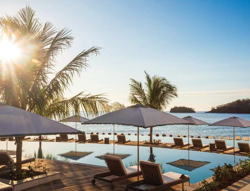 Sandals Saint Vincent pool and view