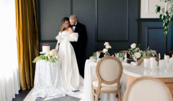 romantic wedding editorial at Lord Elgin Hotel