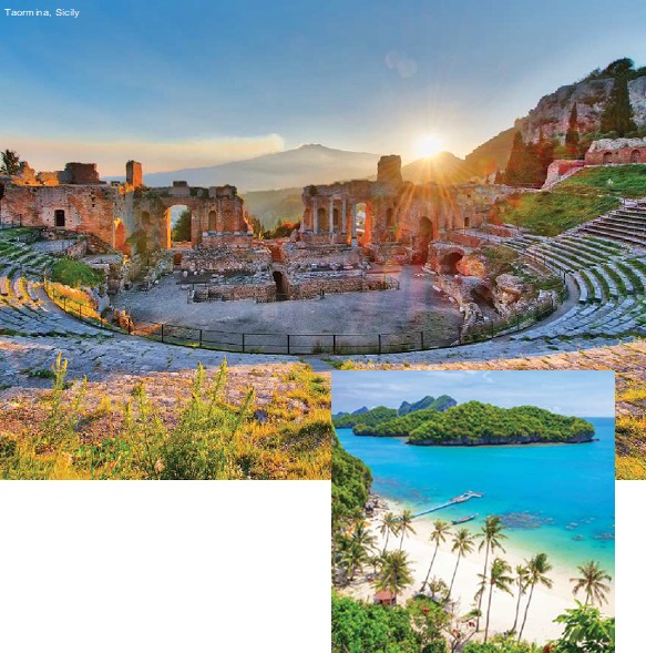 Italy and Thailand honeymoon destinations