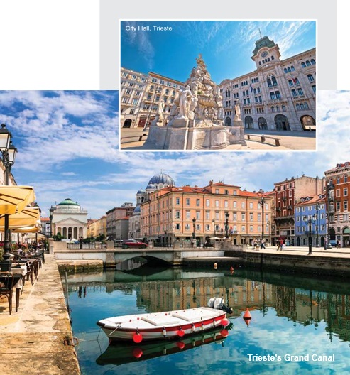 destination wedding locale Trieste’s Grand Canal