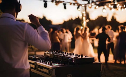 destination wedding DJ and dancefloor