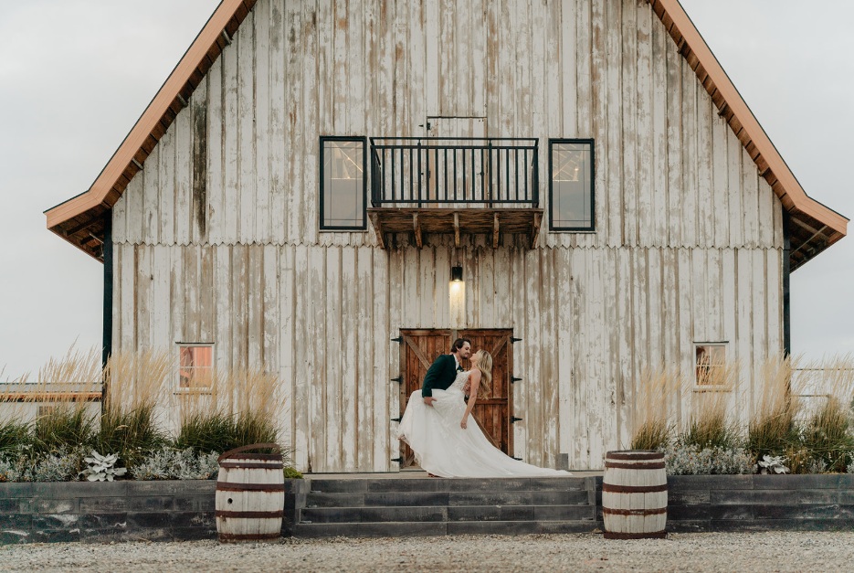 gorgeous rustic barn Alberta wedding venues