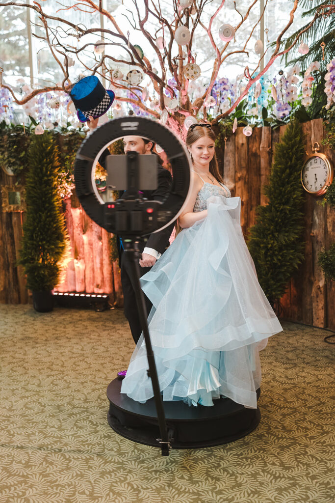 360 degree wedding photo booth