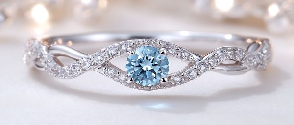 aquamarine engagement ring