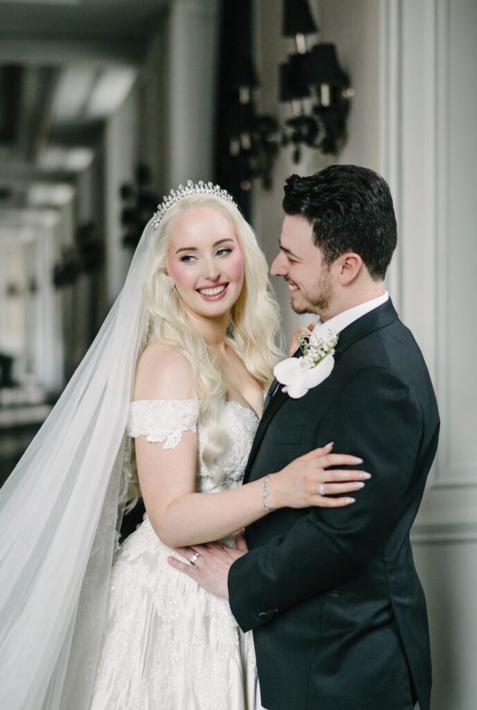 beautiful wedding portrait