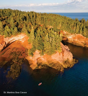 golden hours shot of St. Martins Sea Caves