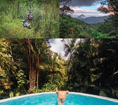 unbelievable destinations in Costa Rica collage