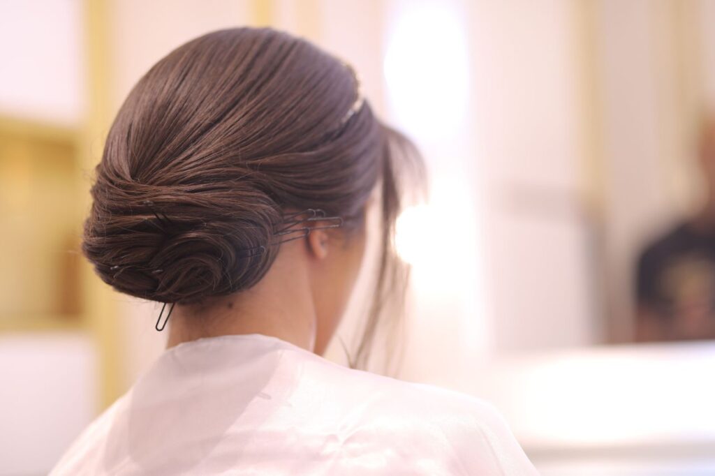bridal bun wedding hair trend