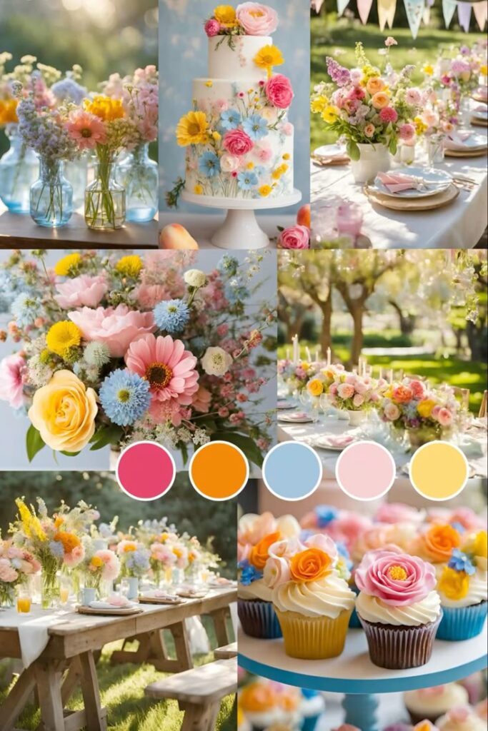 garden wedding colour trends for summer
