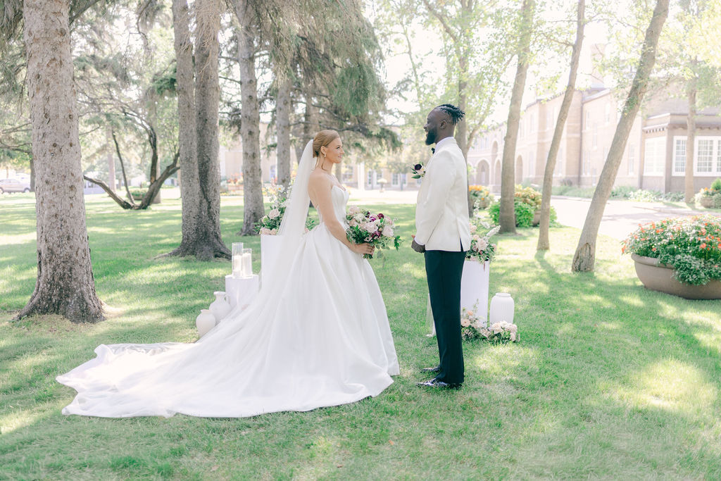 wedding editorial at Government House, Regina, Saskatchewan