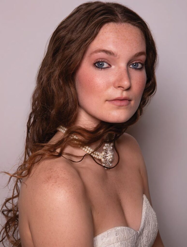 just peachy bridal makeup blushing bride