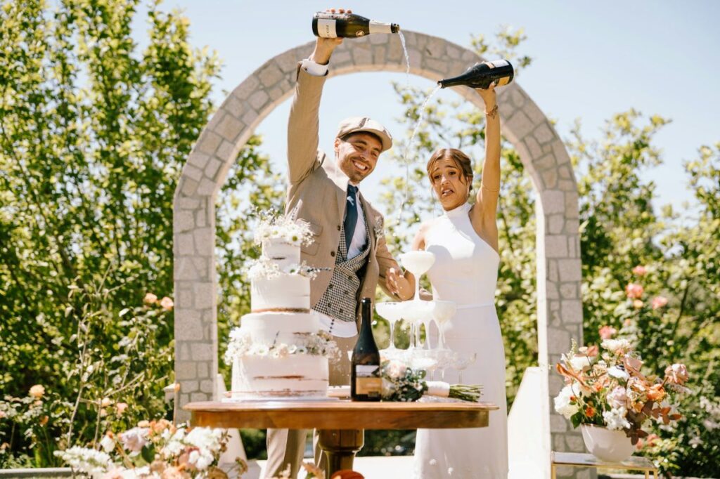 champagne tower