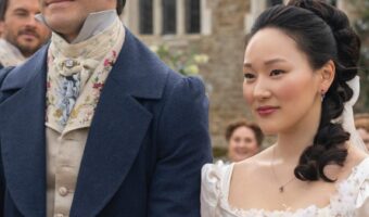 Bridgerton wedding filled with vintage clothes and romance