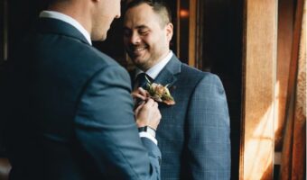 groom getting ready
